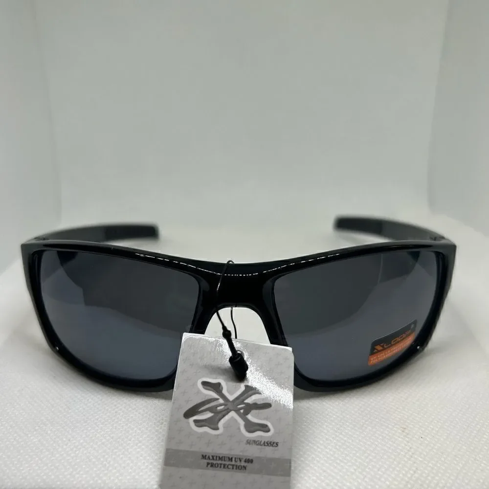 X-Loop Oval Wrap Mens Sunglasses